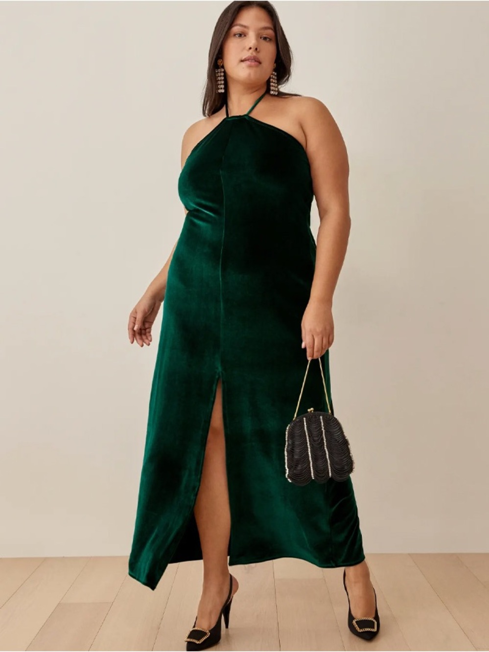 Reformation Nyla Velvet Dress